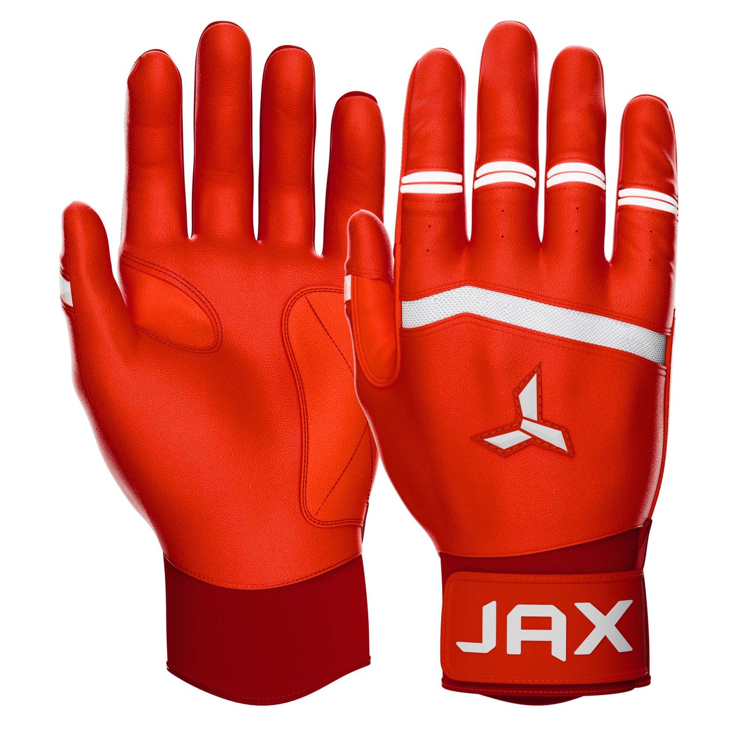 Jax Batting Gloves | Cherry Red | Pro Cuff