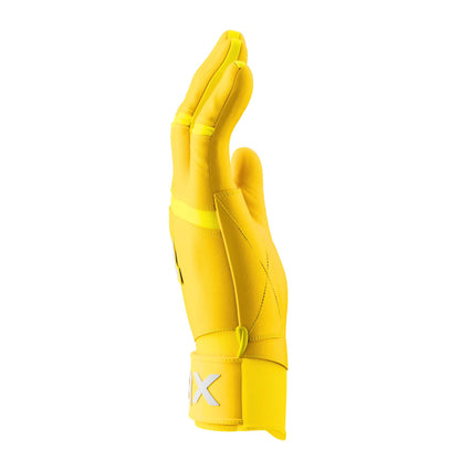 Jax Batting Gloves | Standout Yellow | Pro Cuff