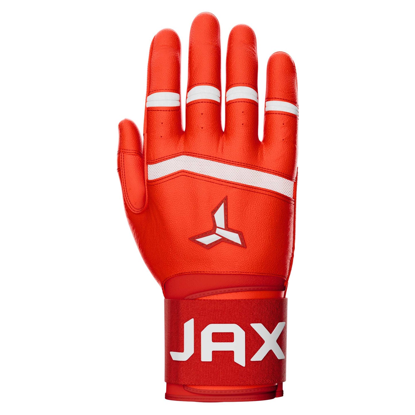 Jax Batting Gloves | Cherry Red | Strap Cuff