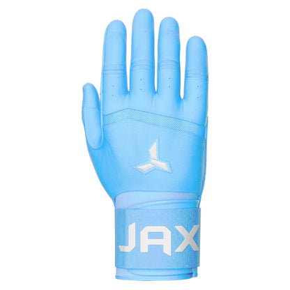 Jax Batting Gloves | Baby Blue | Strap Cuff